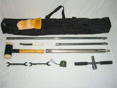 一体式半圆凿钻(土壤剖面采样土钻)